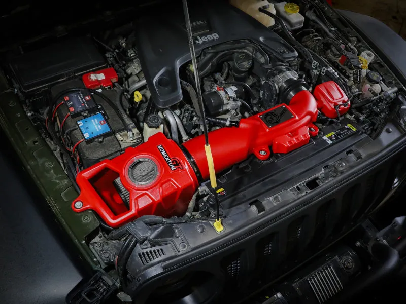 aFe Momentum GT Pro DRY S Cold Air Intake System 2018  Jeep Wrangler (JL) V6 3.6L (Red Edition)