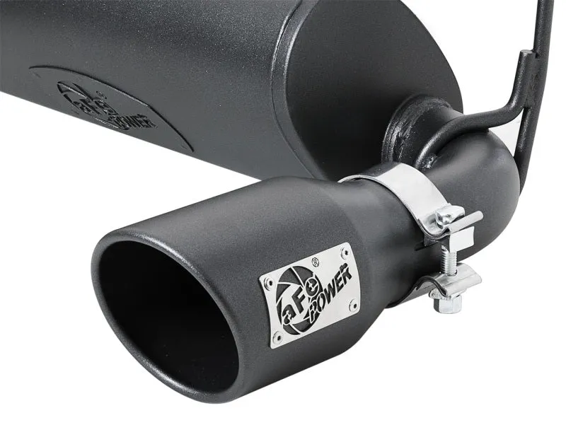 aFe Rebel Series 2.5in 409 SS Axle-Back Exhaust w/ Black Tips 2018  Jeep Wrangler (JL) V6 3.6L