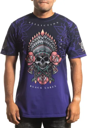 Affliction Men's Thunder Sky Short Sleeve Tee