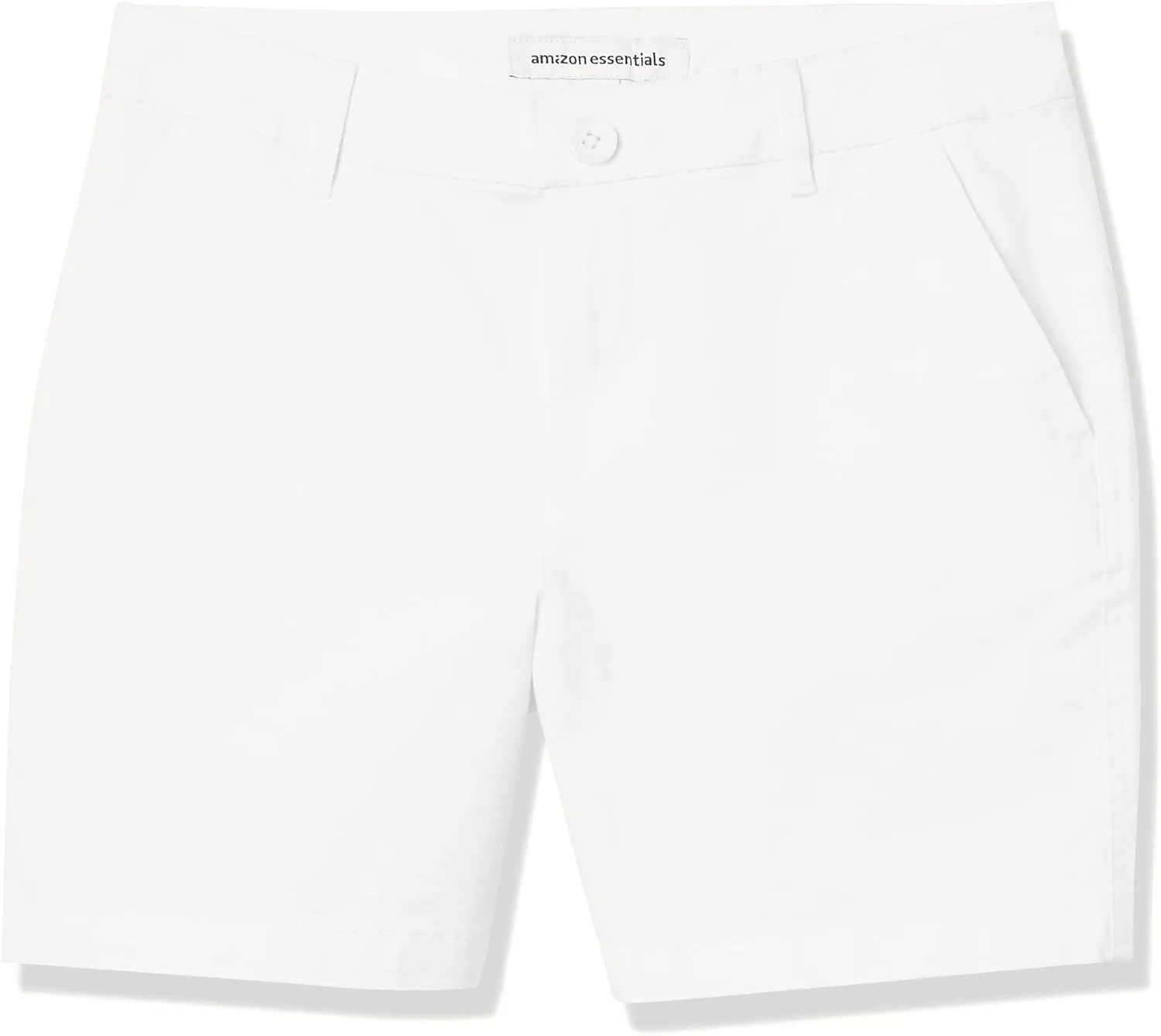 Amazon Essentials Women's Mid-Rise Slim-Fit 5 Inch Inseam Khaki Short (Available in Straight and Curvy Fits)