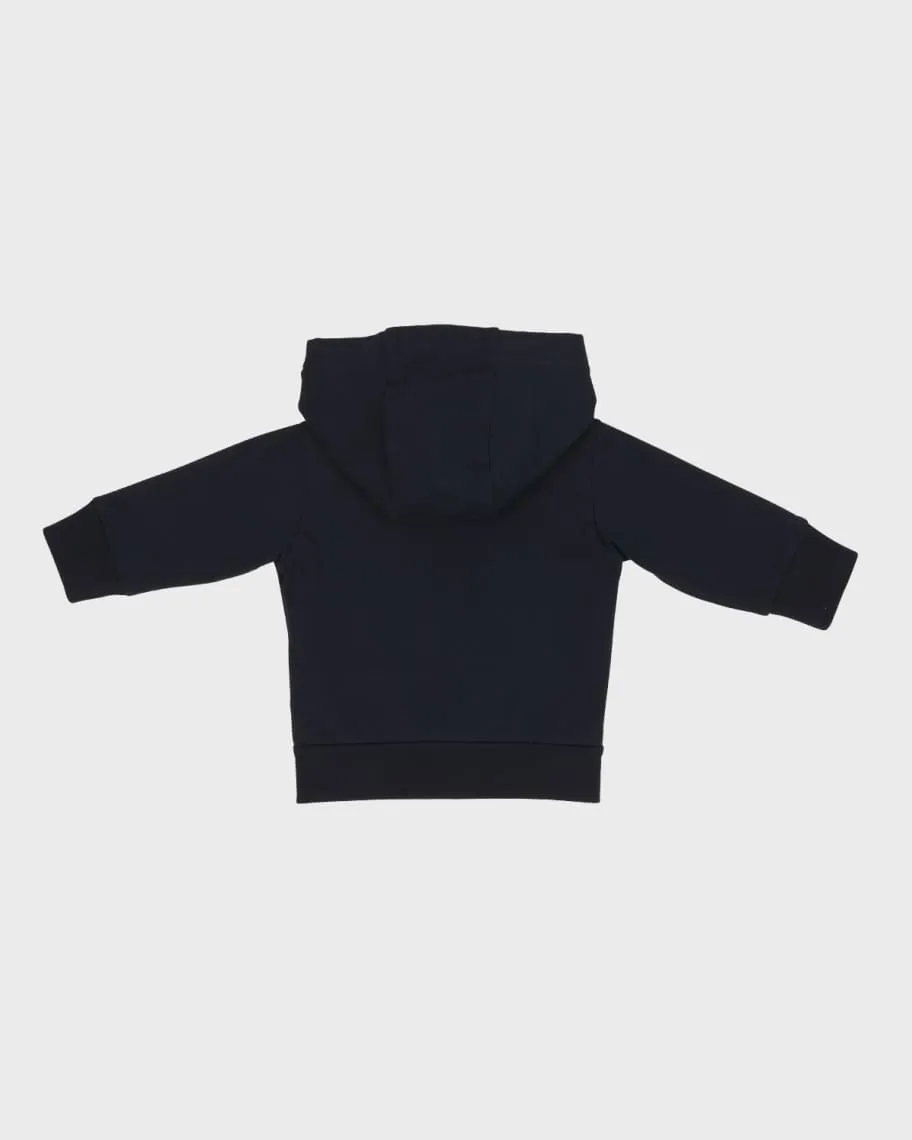 Boy's striped logo sweatshirt, size 6M-3 Moncler