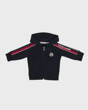 Boy's striped logo sweatshirt, size 6M-3 Moncler
