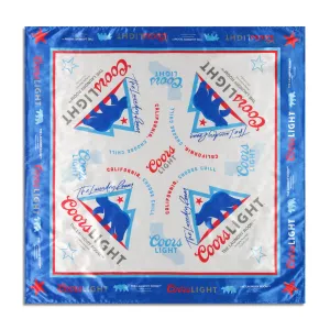 California Cl Bear - Silky Bandana - White