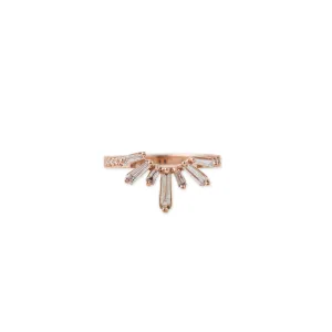 DIAMOND BAGUETTE HALO BAND