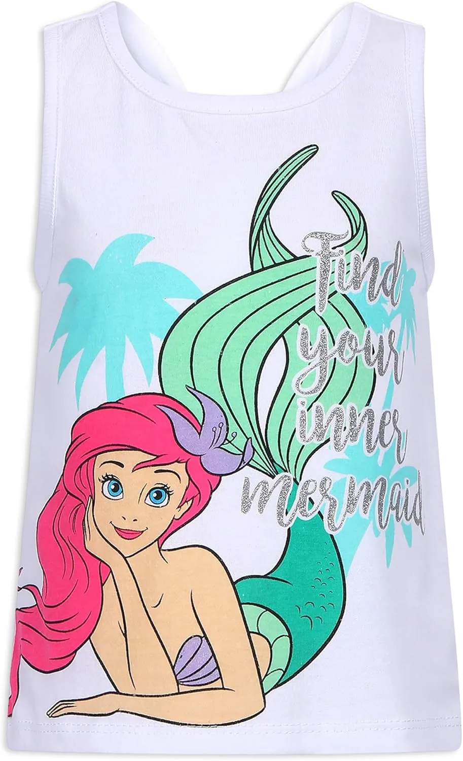 Disney Girls 3-Piece Shirts and Short Set: Wide Variety Includes Minnie, Frozen, and Princess