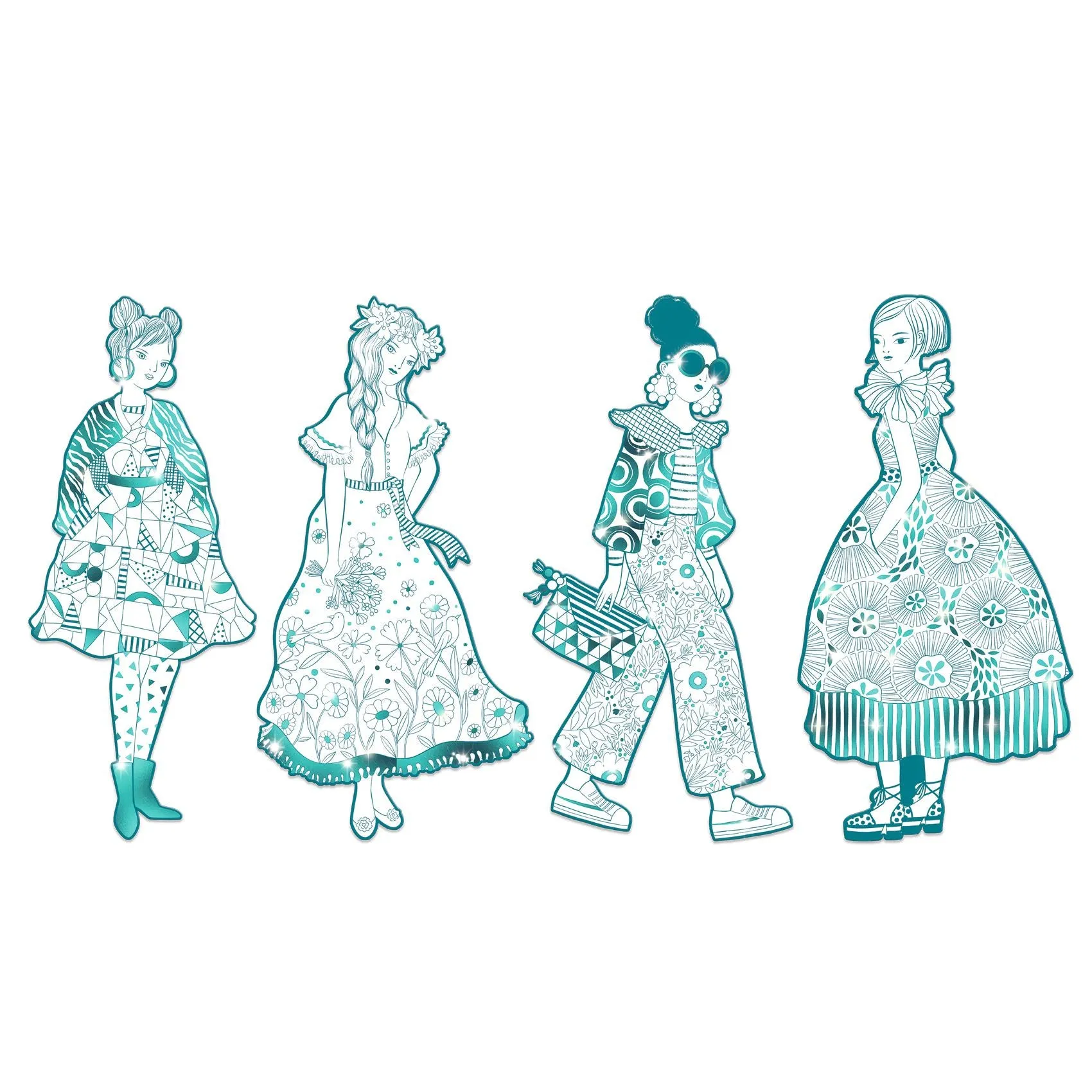 Djeco - Les Demoiselles colouring - Rebekka & Friends