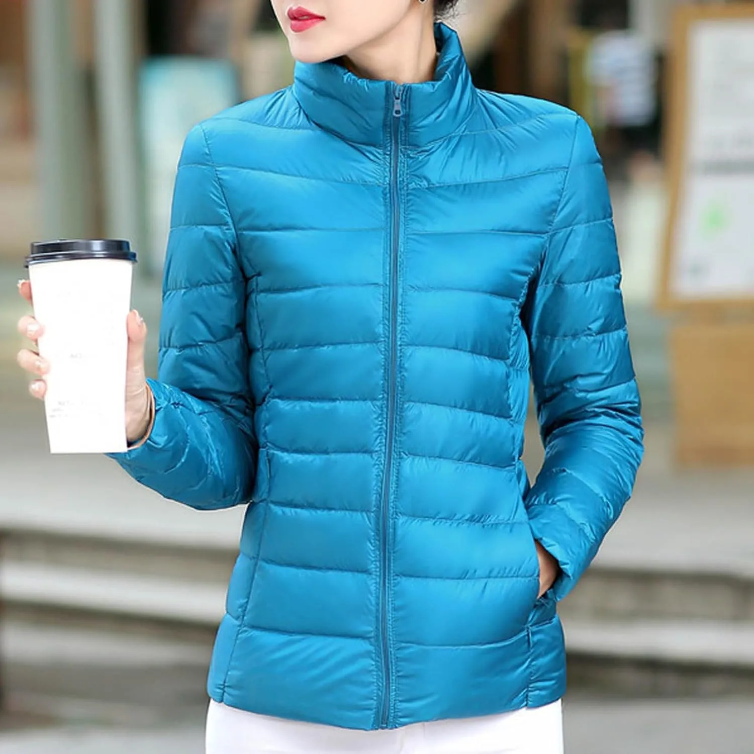 Fashion Fuzzy Fleece Coats Women's Solid Short Down Jackets Long Sleeve Sweater 2025 Trendy Lightweight Overcoat