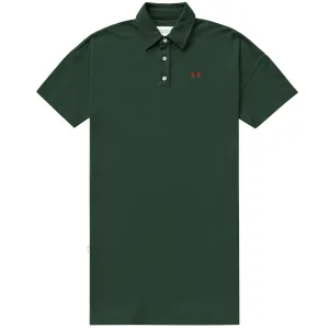 Flag Polo Boyfriend Dress Evergreen