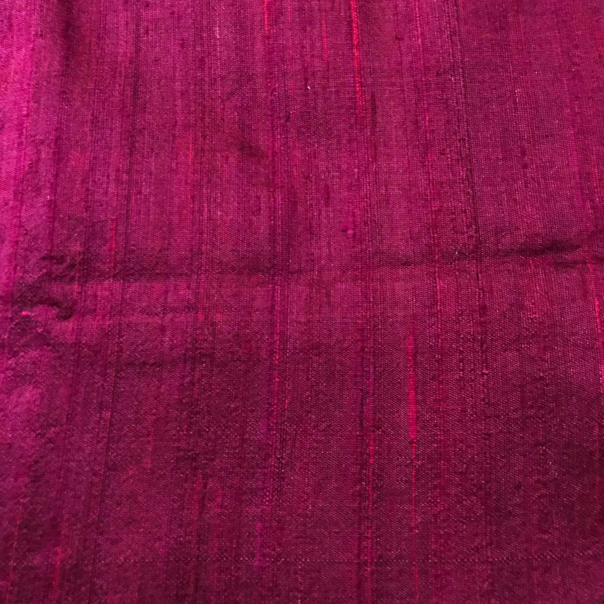 Grape Raw Silk Fabric