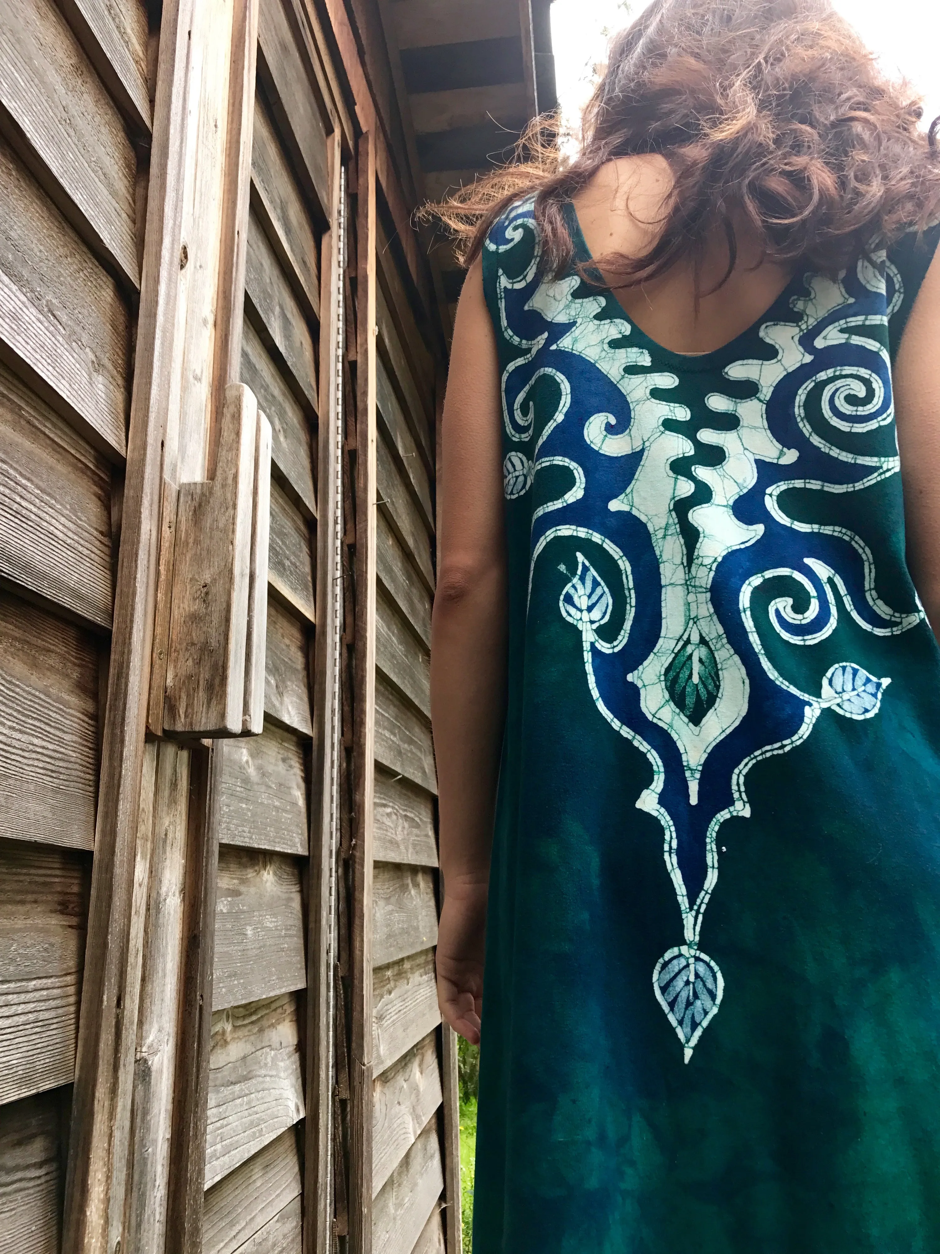 Hawaiian Batikwalla Dress in Organic Cotton - Size Large