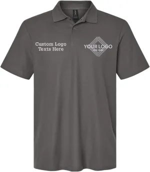 INK STITCH Men 64800 Custom Embroidery Logo Texts Cotton Pique Polo Shirts