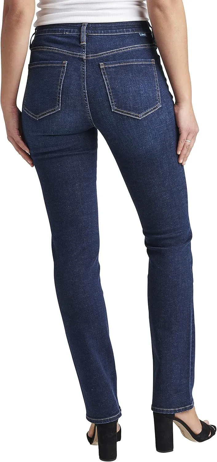 JAG Women's Ruby Mid Rise Straight Leg Jeans