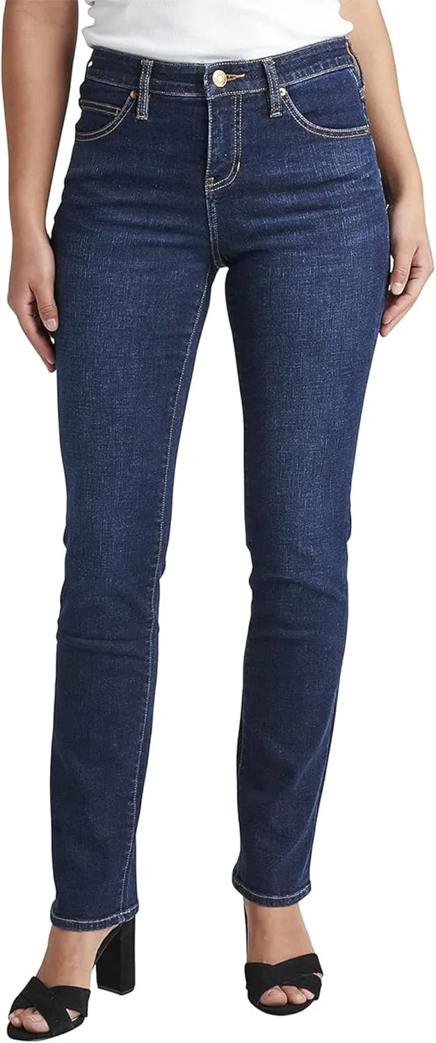 JAG Women's Ruby Mid Rise Straight Leg Jeans