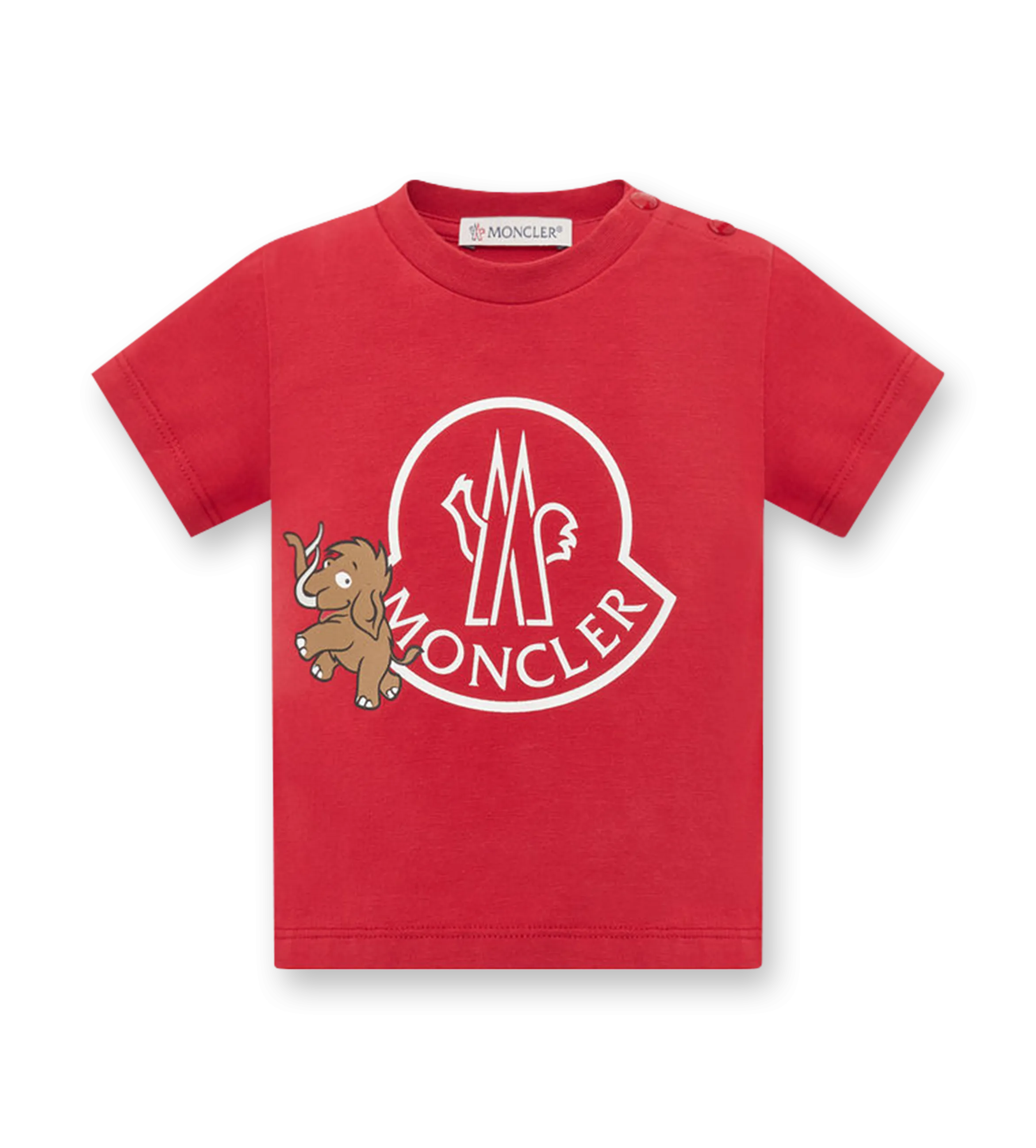 Logo Motif T-shirt Red