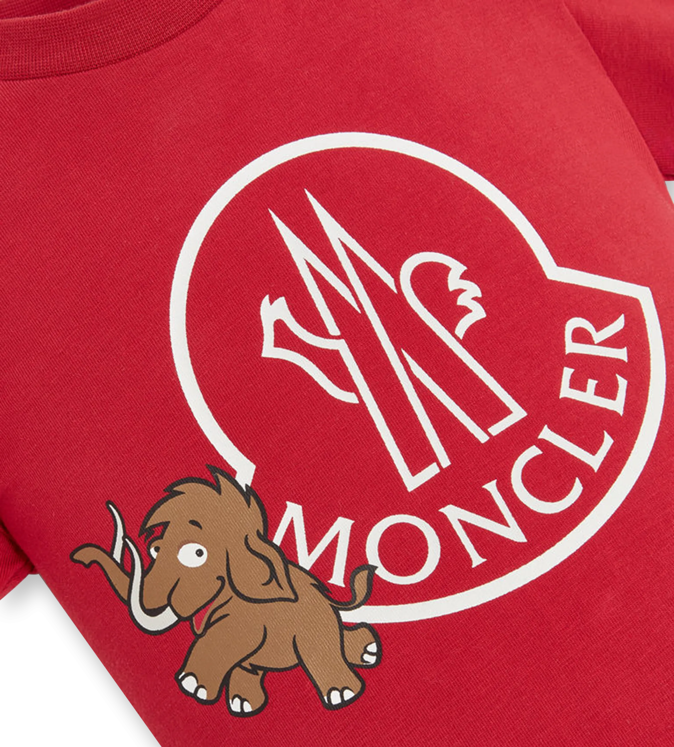 Logo Motif T-shirt Red
