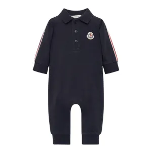 Moncler Baby Boys Night Blue Romper