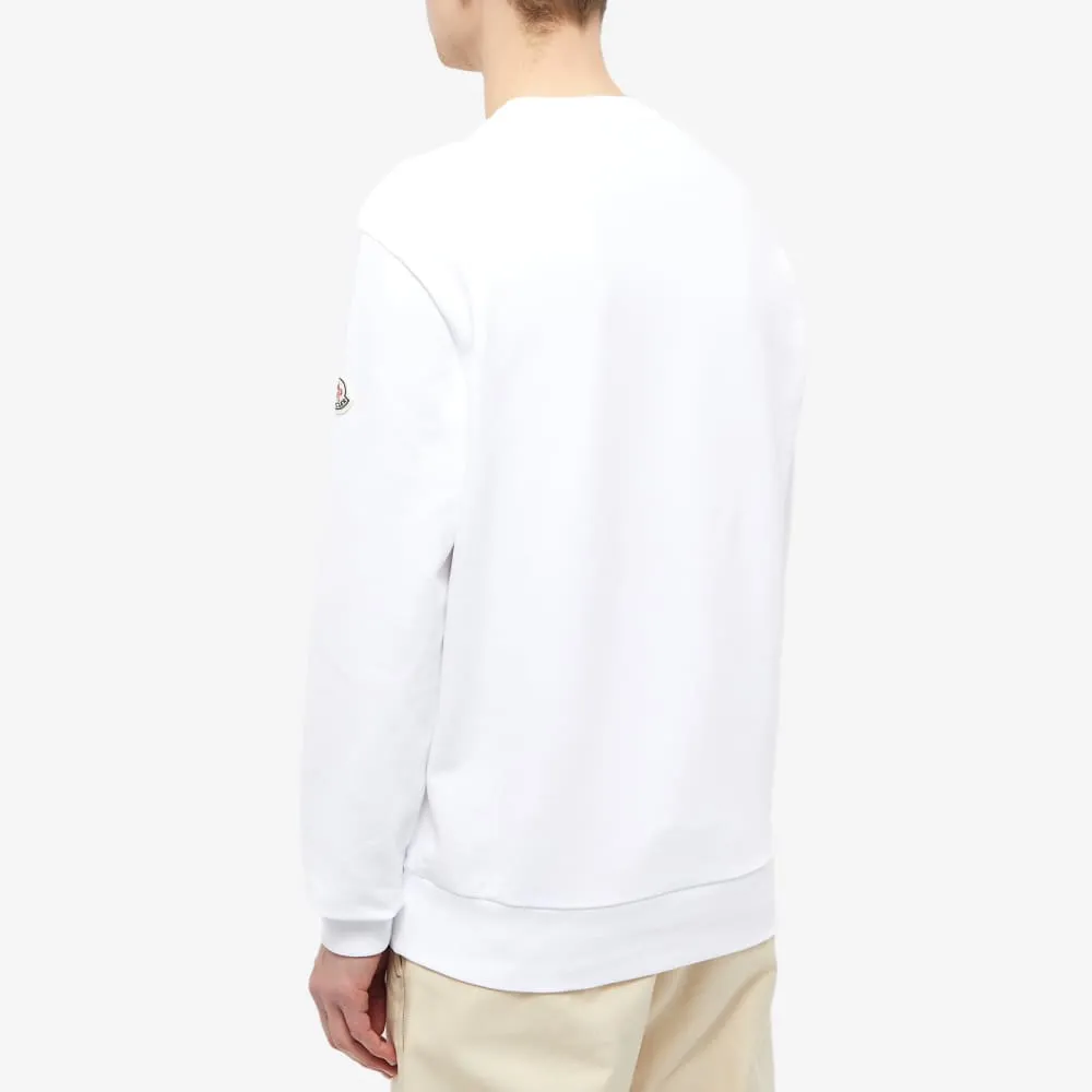 Moncler Large Logo Crew Sweatshirt