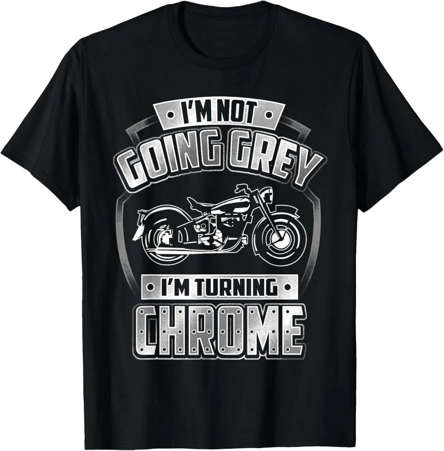 Old Man Motorcycle Rider Birthday Gift Retirement Biker Men T-Shirt