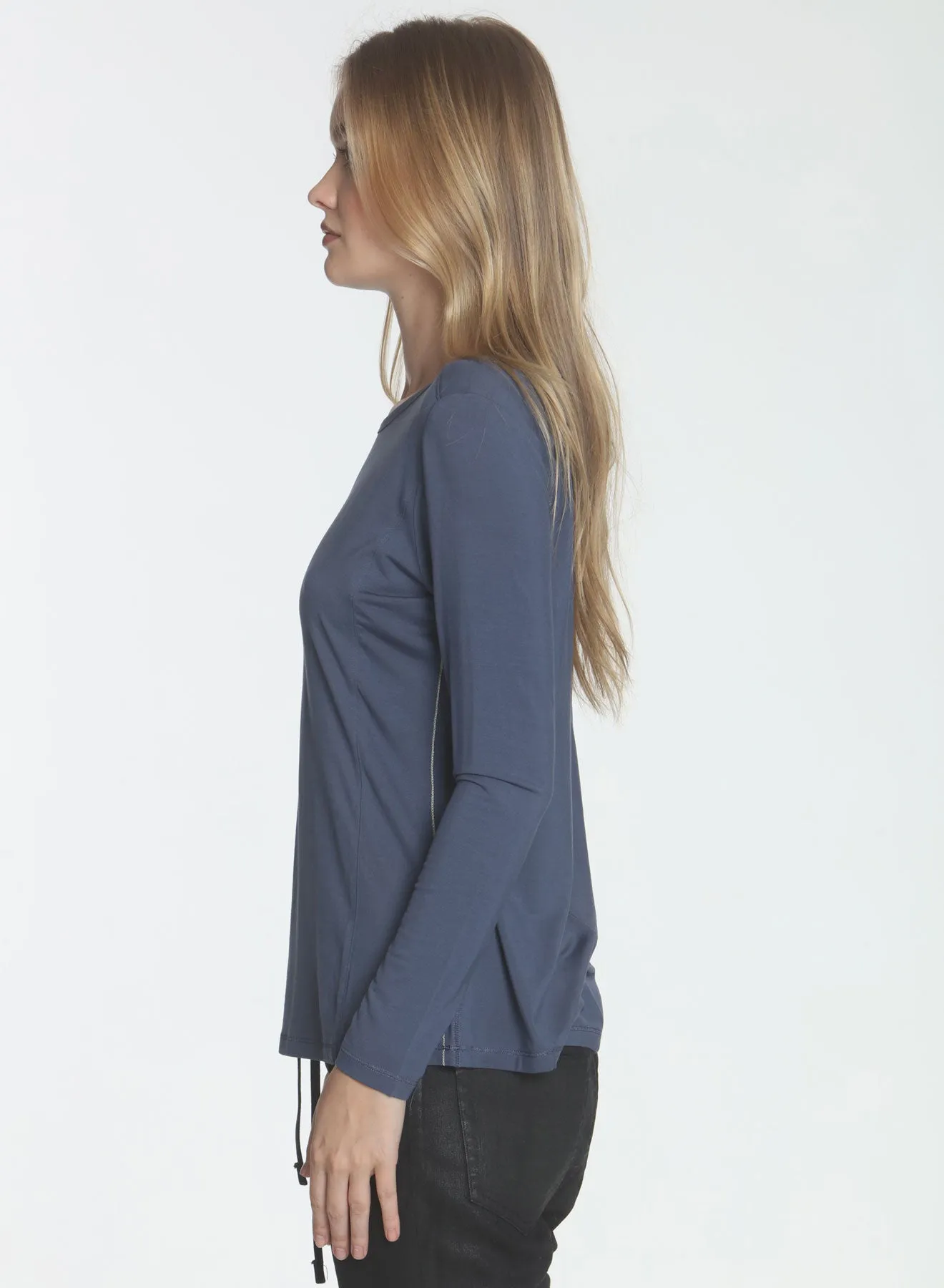 Riley LS Tee - Cadett