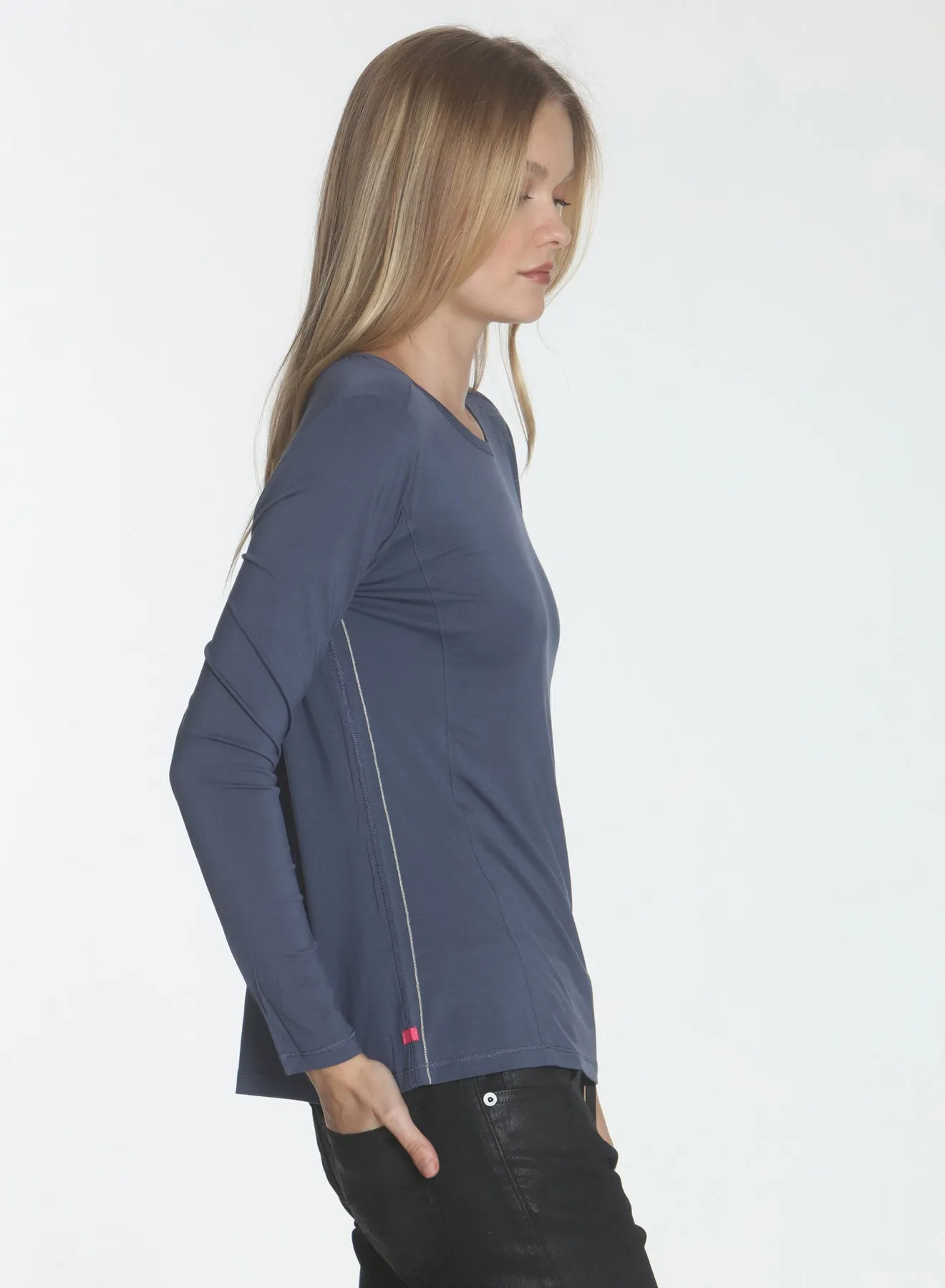 Riley LS Tee - Cadett