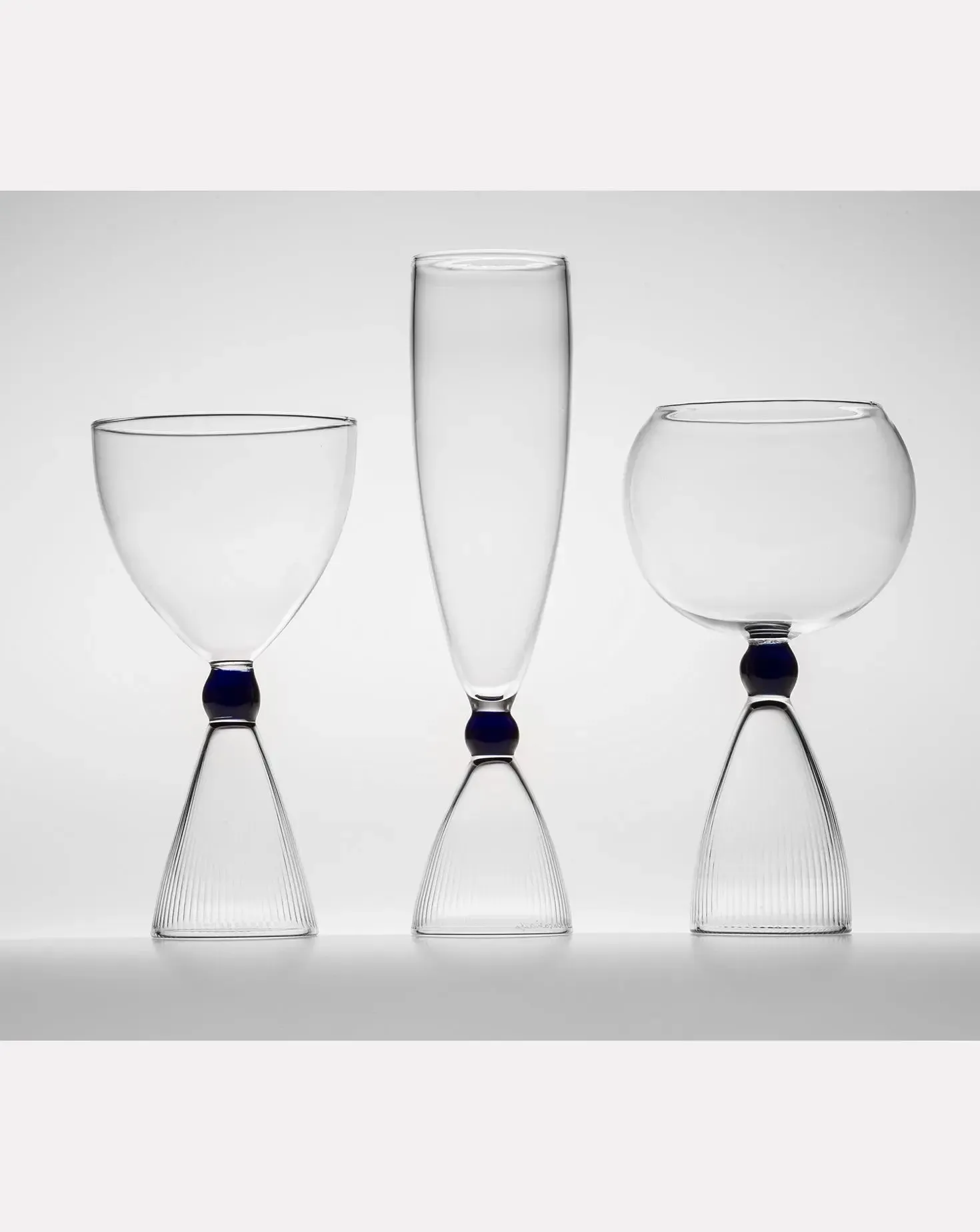 Set of 6 Double Wine and Spirit Glasses