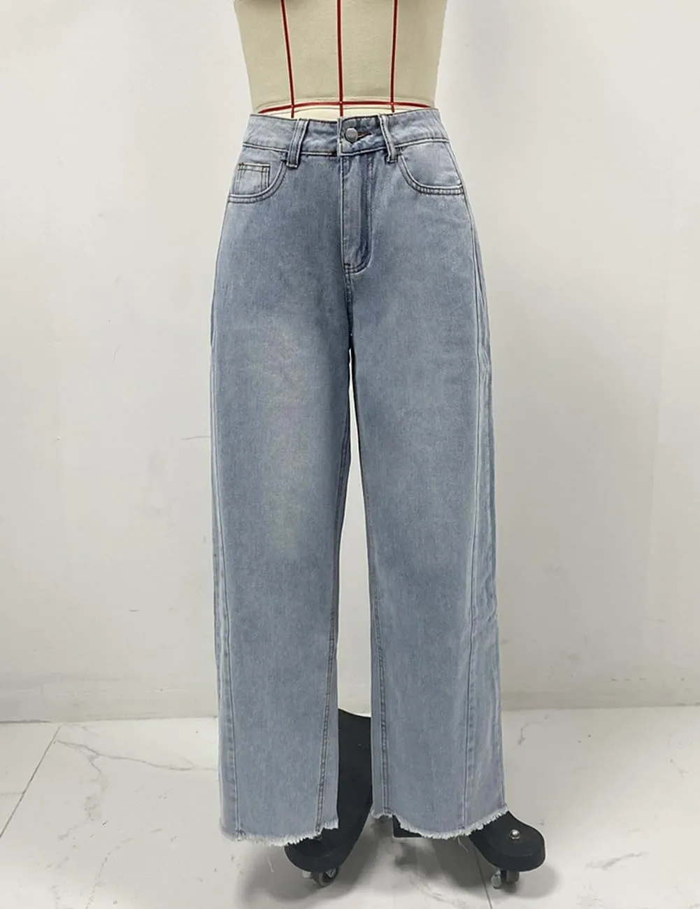 Wide Leg Jeans for Women High Waist Straight Leg Baggy Bootcut Jeans Trendy Loose Fit Boyfriend Denim Pants